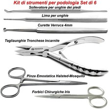Kit strumenti podologia - kit,