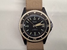 Sears Sicura orologio vintage sub diver uomo meccanico automatico 38 mm BFG 158