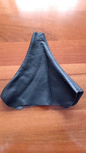 Cuffia pelle nera per - pelle,