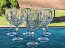 6 verres a vin rouge en