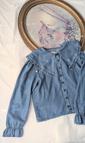 Blusa zara blu tinta - blusa,