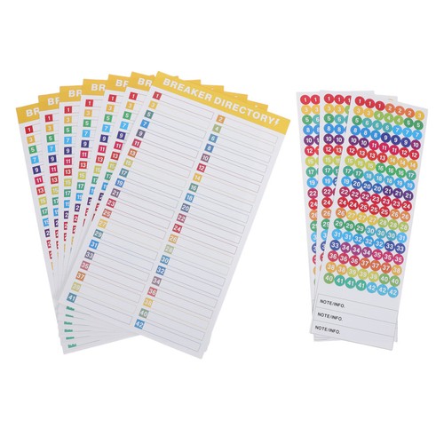 Sheet etichetta del - 10,