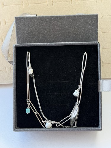 Collana donna ciondolo piuma - collana,