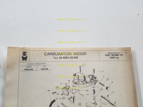 Weber carburatore icev - weber, 34