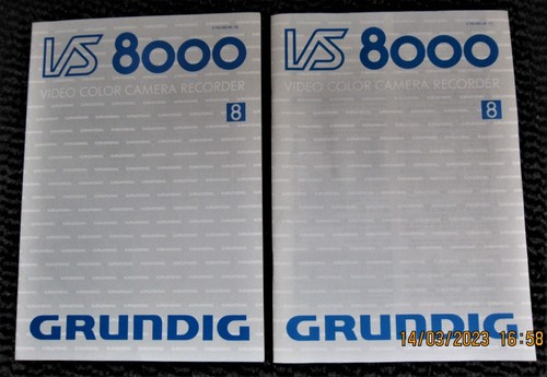 Videocamera grundig 8000 - 8000, /