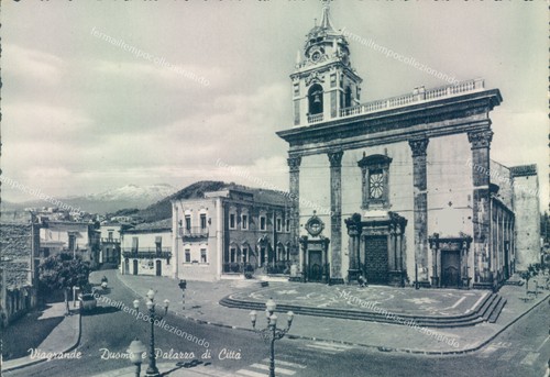Ab287 cartolina viagrande - cartolina,