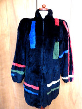 Cappotto pelliccia astratto