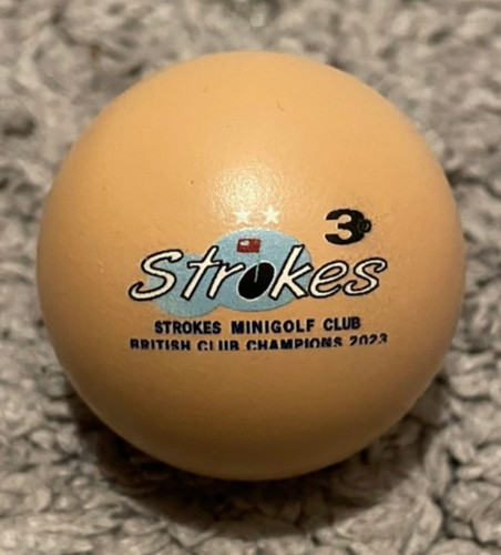 Minigolfball strokes - minigolfball, 3d