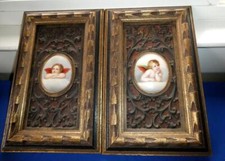 2 ANTICHE MINIATURE DIPINTE A