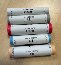 Set 5 rotoli di monete