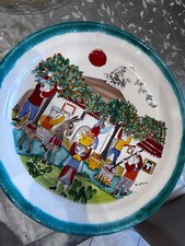 Piatto Ceramiche De Simone 43 cm