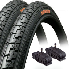 2 COPERTONI 26 X 1.75 + 2 CAMERE D'ARIA AMERICA BICI MTB NERI SLICK 44-559