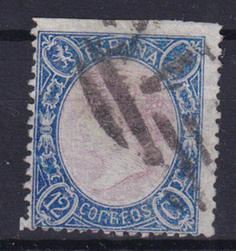 Spagna 1865 edifil isabella - 1865,