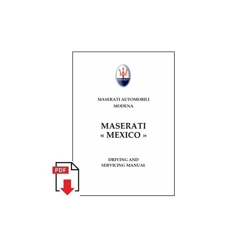 Driving and service manual