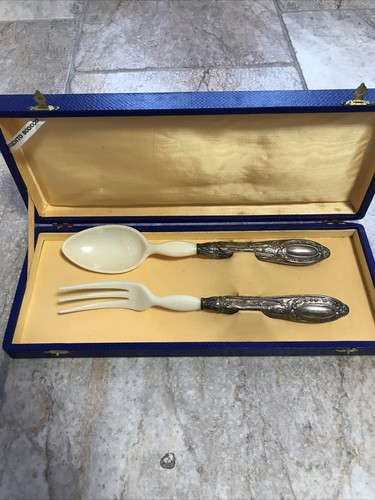 Posate insalata argento 800 - posate,