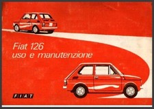FIAT 126 - MANUALE USO E MANUTENZIONE!  Driver’s Handbook