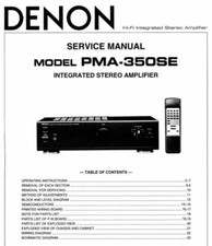 DENON PMA-350SE Schematic