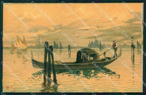 Venezia città gondola - città, in