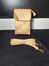 Borsa MINICAT World Map ecopelle tracolla piccola da viaggio nuova