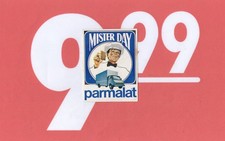 Adesivo Vintage Sticker Aufkleber Autocollant PARMALAT Mister Day