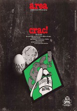 POSTER AREA CRAC! ALBUM CRAMPS RECORDS RIELABORAZIONE REWORKED IMAGE PROGRESSIVE