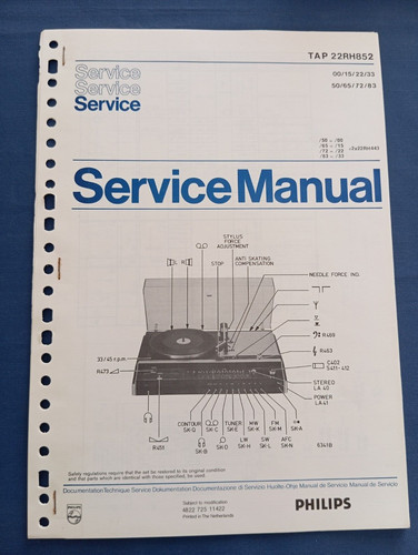 Philips 22rh852 service manual - philips,