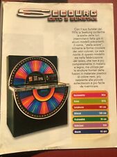 Juke box Depliant /Flyer/Pamphlet illustr. Fabbri Edit. SEEBURG ESTD 2 Sunstar