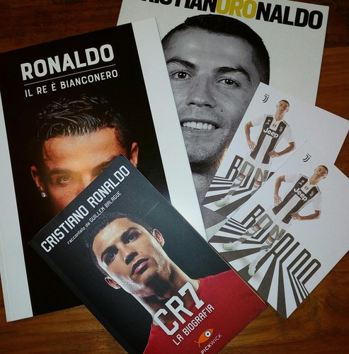 Lotto libri cartolina cr7 - libri,