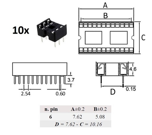 10x ninigi dip6 zoccolo - 10x,