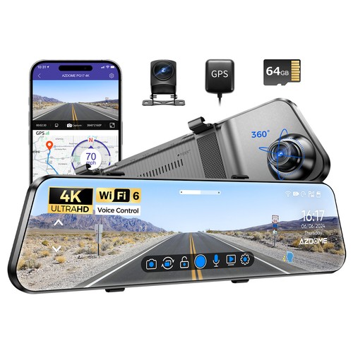 Azdome dash cam - azdome, 4k