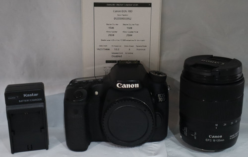 Canon 70d con obiettivo - con,