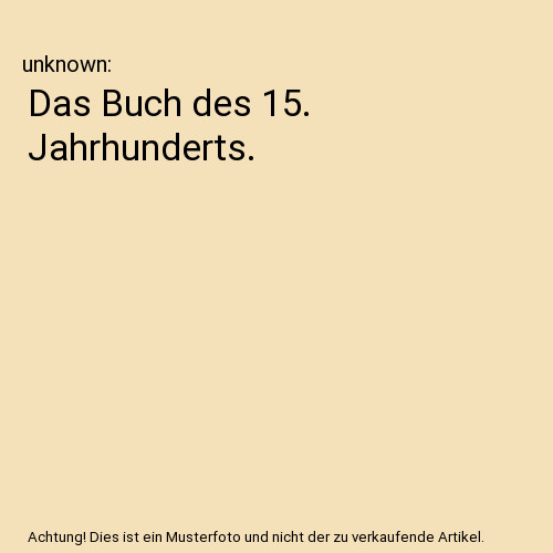 Das buch des - das,