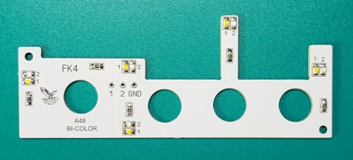 Fk4 basetta bicolor con diodi - fk4,