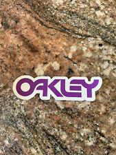 Adesivo Oakley viola - surf sci snowboard oceano montagna attrezzatura sportiva