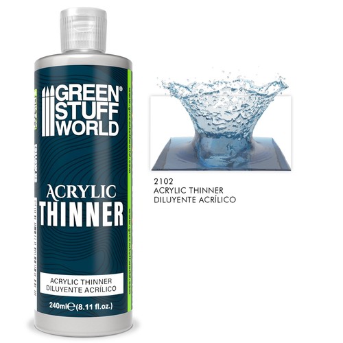 Diluente acrilico 240ml - ,