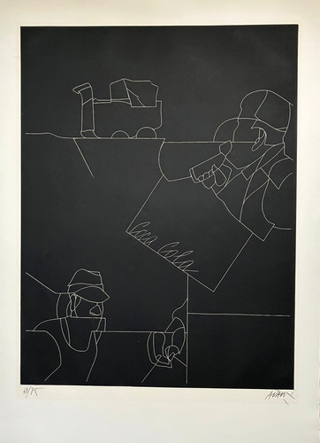 Valerio adami gravure - adami,