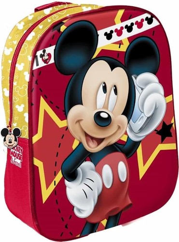 Zaino asilo mickey mouse red - red, &