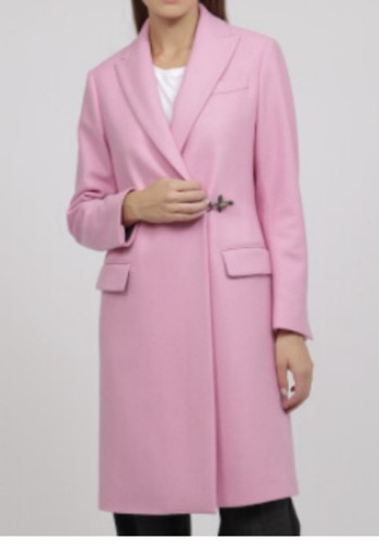 Fay cappotto doppiopetto rosa - fay,