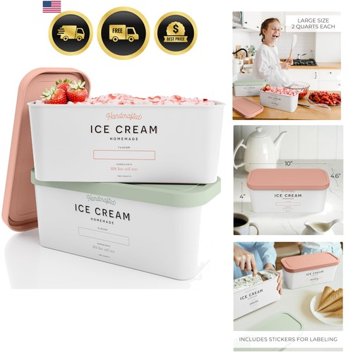 Set contenitori vasca gelato - 2,