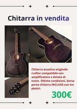 Chitarra acustica crafter - acustica,