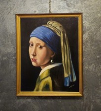 Dipinto olio su tela Ragazza