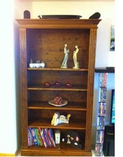 Libreria Mobili Giorgeschi con fianchi in castagno vecchio