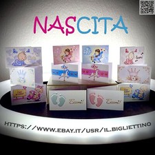 10 BIGLIETTINI BOMBONIERE -