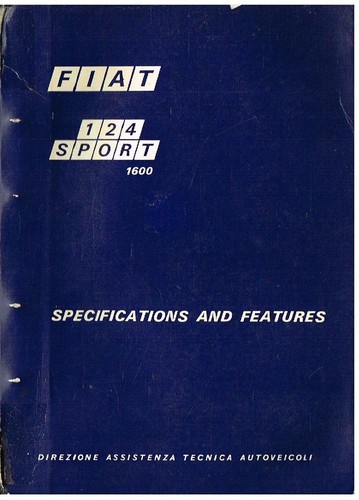 Fiat 124 sport 1600 - 124, coupe