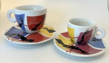 llly Art Collection 2009 Pedro Almodovar Set Piattini Tazza Cappuccino ed Espresso