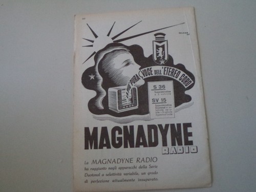 Advertising pubblicità 1937 - advertising,