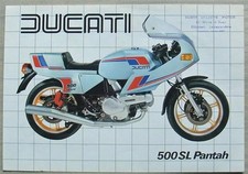 DUCATI 500SL Pantah Scheda