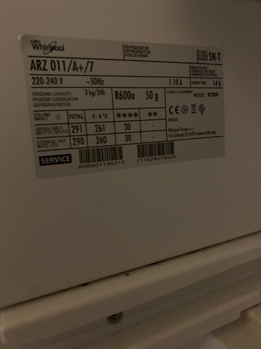 Sportello congelatore frigo