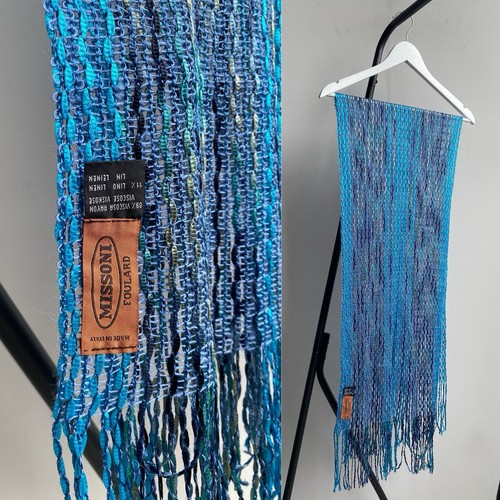 Sciarpa foulard missoni blu - sciarpa,