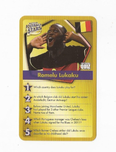 Romelu lukaku top trumps - trumps, ~